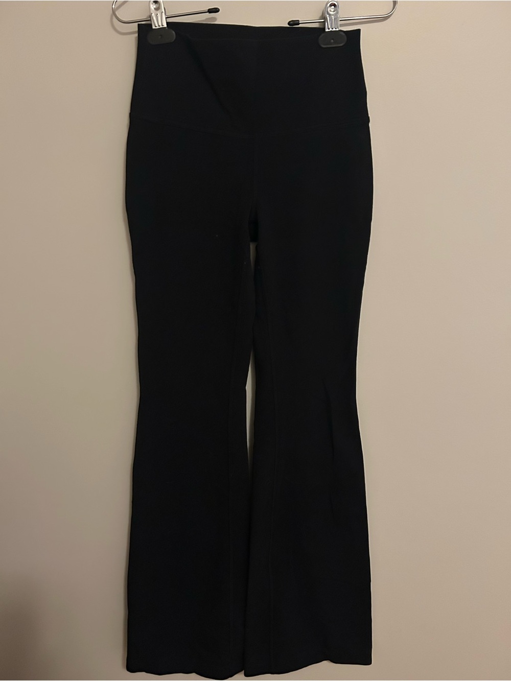 TNA Black High-Waist Flare Pants